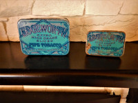 Boites Edgeworth vintage/antique