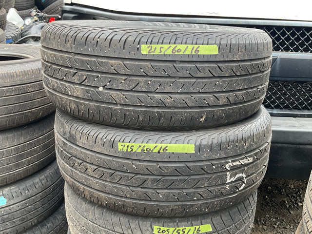 215/60/16 ( 4 ) Used Tires in Tires & Rims in Bedford