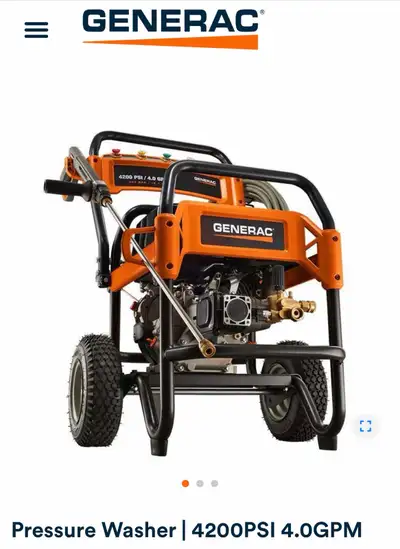 Generac 4200 PSI Commercial Pressure Washer, View more