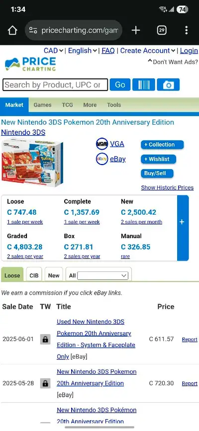 New Nintendo 3ds Charizad edition, View more