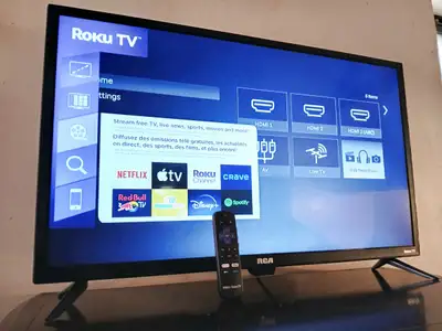 RCA 32" HD ROKU SMART LED TV, View more