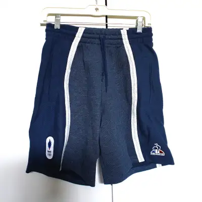 Paris Olympics 2024 x Le Coq Sportif - Official Men's Shorts in Blue/White Size XS (with tags) Offic...