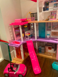 3.75’ Barbie Dreamhouse with lights, music, elevator etc