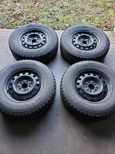 Gently Used (1 Partial Season) Winter Tires (235/70R16 Toyo Observe GSi-5) Mounted on Steel Wheels (...