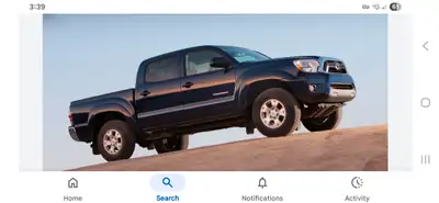 Wanted: Toyota Tacoma Double Cab 4x4 Automatic transmission Less thank 120 kms In very good to excel...