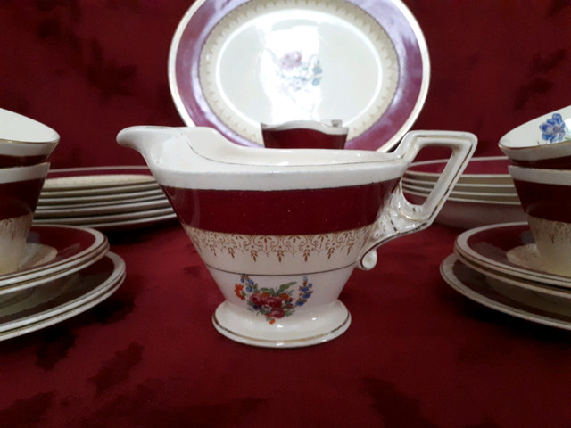 Vintage 26pc British Fine China Dining Set. Burleigh Wear B&L Lt in Arts & Collectibles in City of Halifax - Image 2