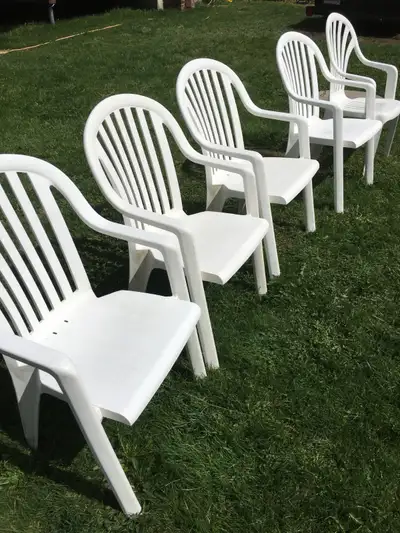 Chaise extérieur pour patio, pvc, plastique., View more