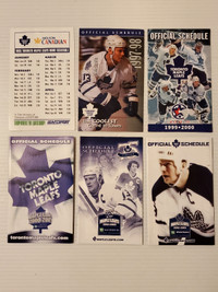 *** NHL ~ MAPLE LEAFS ~ BUFFALO SABRES ~ POCKET SCHEDULES - Nice