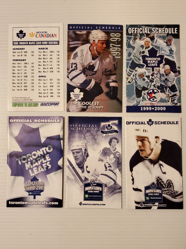 *** NHL ~ MAPLE LEAFS ~ BUFFALO SABRES ~ POCKET SCHEDULES - Nice in Arts & Collectibles in City of Toronto