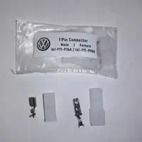 (New) VW 1 Pin Connector Kit (Multiple use in Westfalia)