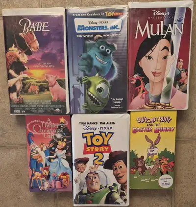 6 VHS MOVIES FOR SALE, View more