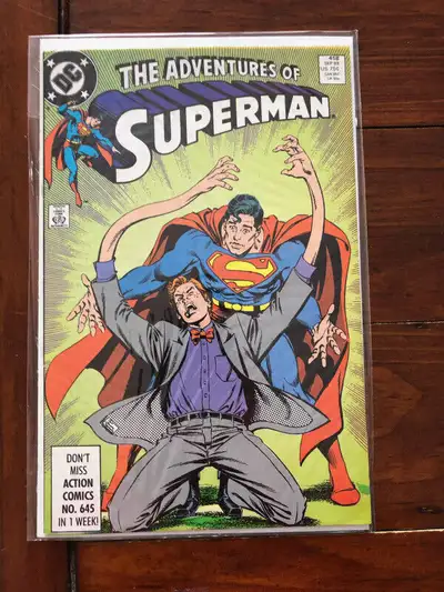 The Adventures of Superman DC Comics- issue 458 - September 1989, View more
