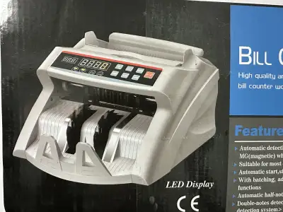 Currency bill counting machine, View more