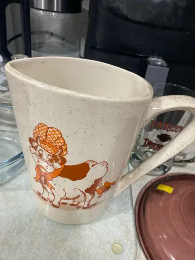 vintage cow milk/cream jug, View more
