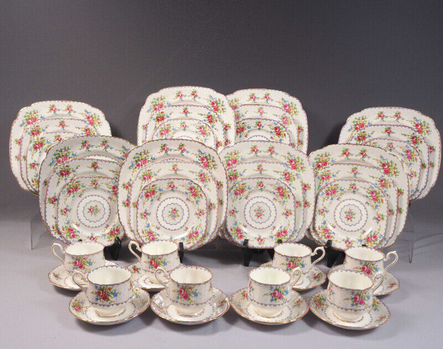 Royal Albert Petit Point Bone China Dinner Set for 8 Salad Bread in Kitchen & Dining Wares in Oakville / Halton Region