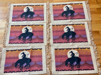 “New, Western Theme, Place Mats” $10 Each. Located near Berwick,