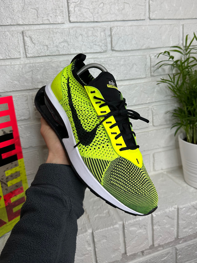 Running Shoes Nike Air Max Flyknit Racer volt brand new mens 10 in Men's Shoes in Mississauga / Peel Region - Image 2