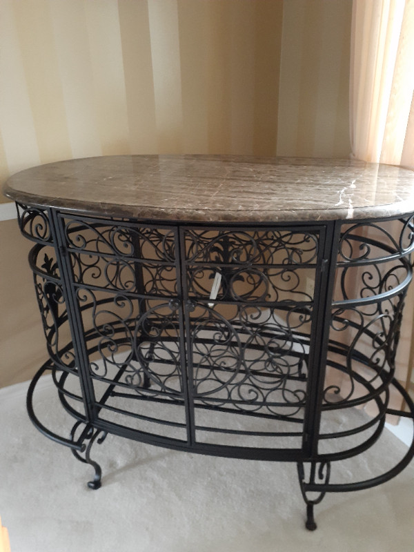 Wrought Iron Wine Cabinet in Other in Sarnia