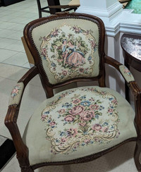 Victorian tapestry chair