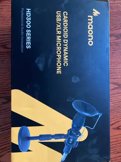 New Dynamic USB/XLR Microphone HD 300 series, View more