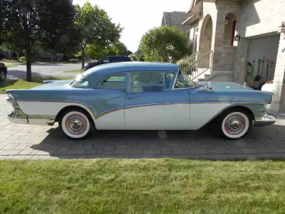 This is an uncommon car, 1 of 23,180 made in 1957. It has had a body off frame restoration just to d...