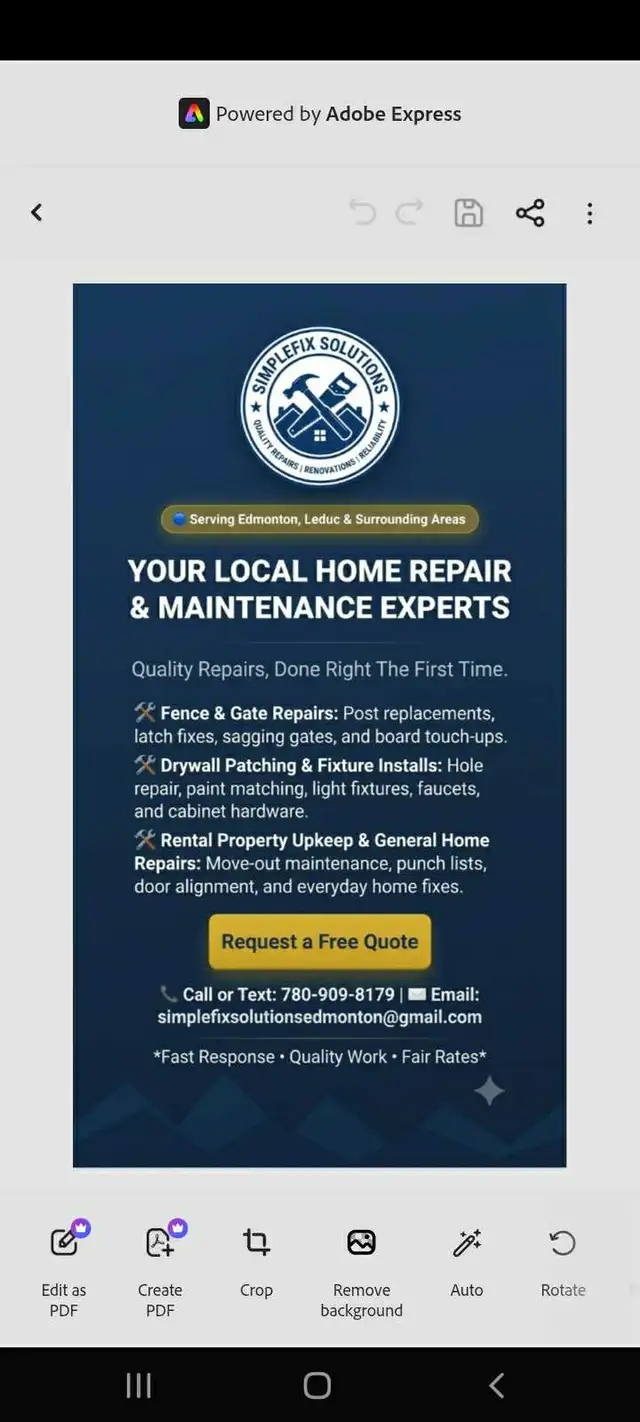 Reliable Handyman & Home Repair Services – Simplefix Solutions