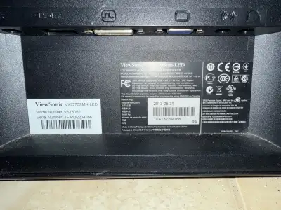 ViewSonic VX2270Smh-LED Monitor, View more