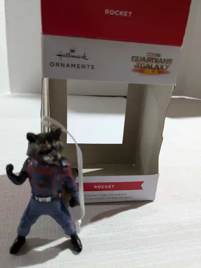 Measures approx 3 inches high. The box has tears. See pictures for condition. Celebrate the holidays...