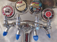 FOUR BEER BAR DRAFT TAP SYSTEM