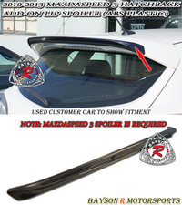MS3 Mazda Add-on Roof Spoiler Wing  10-13 MazdaSpeed 3 Hatch