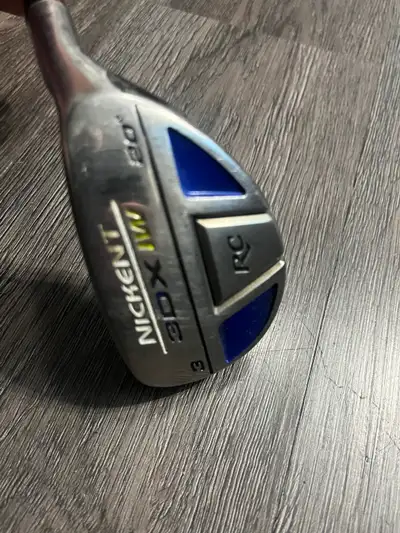 TaylorMade wedge, TaylorMade ghost putter and 3 hybrid, View more