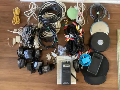 ASSORTED CABLE, PHONE and PATCH CORDS, View more