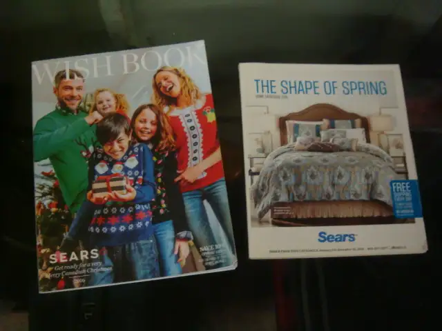 Christmas Wish book And Spring 2016 Sears Catalogs