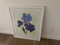 Large, vibrant framed artwork