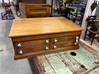 Solid oak multi drawer cabinet 