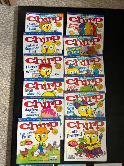 Chirp magazine $5 each book + more, View more