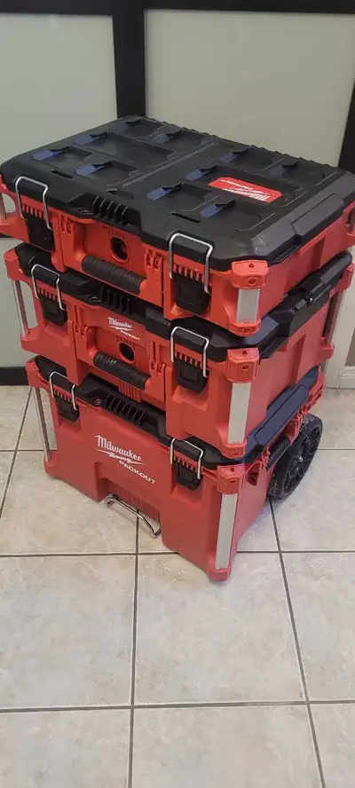 ☆NEW☆ MILWAUKEE PACKOUT TOOL BOX STORAGE SYSTEM, View more