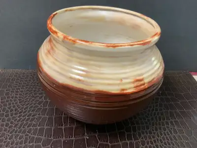 POTTERY, 1980S BY JULIE OF Maple Island, ONT, 7inH x 6inW, View more