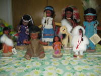 Collection de poupées indiennes