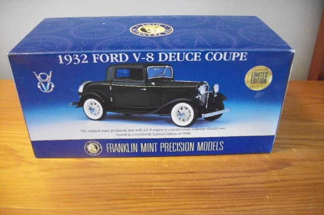 Franklin Mint 1/24 Scale Die Cast 32 Ford Deuce Coupe in Hobbies & Crafts in Medicine Hat - Image 3
