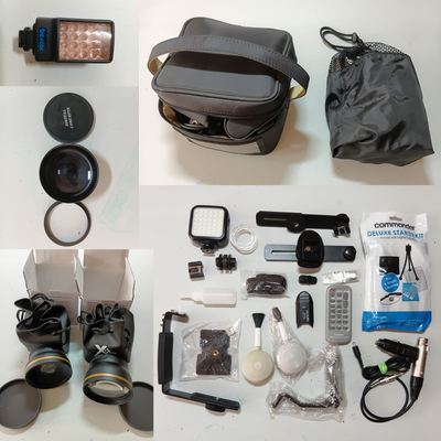 Camera Accessories: 52mm Lenses, Bescor LED, Canon Remote & More, View more