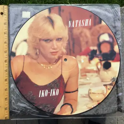 1982 British Import 12 inch PICTURE DISC Record Natasha -Iko Iko, View more