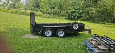 Solid and clean no rot 2007 miska trailer heavy-duty 5" c channel frame construction, top rail tie d...