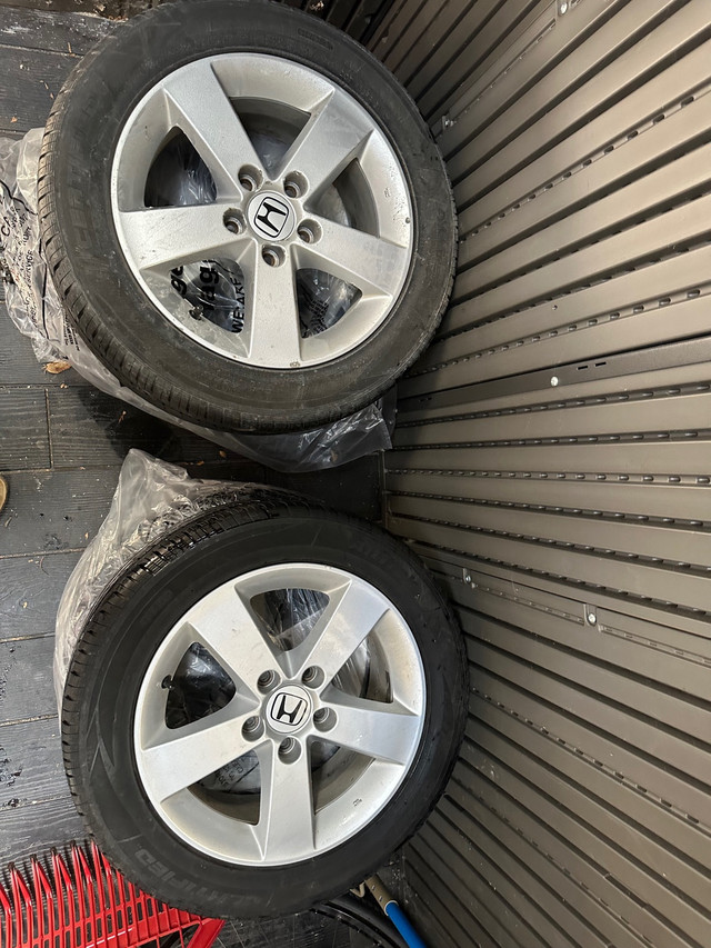 Honda civic tires and rims  in Tires & Rims in Winnipeg - Image 2