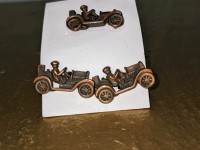 Ford model T Roadster 1909 cufflinks and lapel pin set