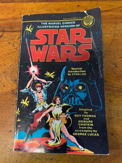 Marvel Comics Illustrated Version of Star Wars ... Stan Lee., View more