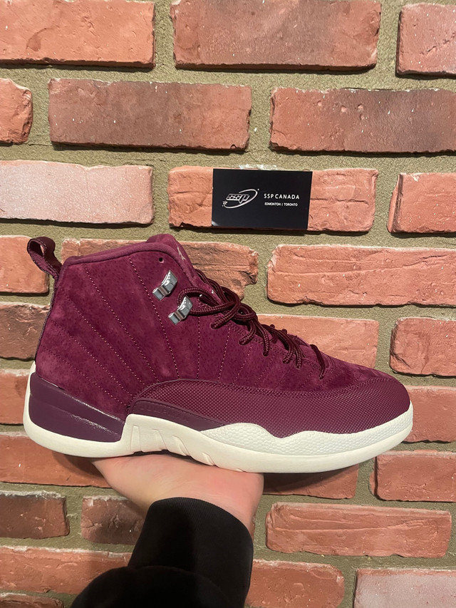 Jordan 12 Bordeaux size 12 used in Men's Shoes in Edmonton