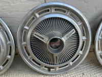 4 excellent shape 14 inch Chev SS hubcap’s 