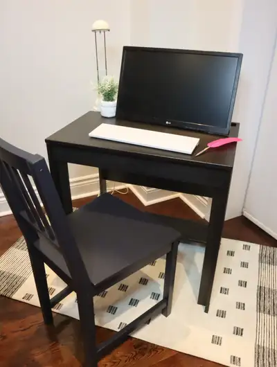 IKEA Laiva Black/Brown Laptop Desk, View more