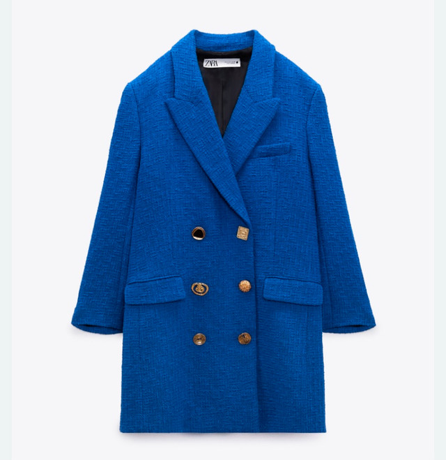 Zara jacket blazer veston dress robe shirt manteau aritzia cuir dans Femmes - Hauts et vêtements d'extérieur  à Ville de Montréal - Image 3